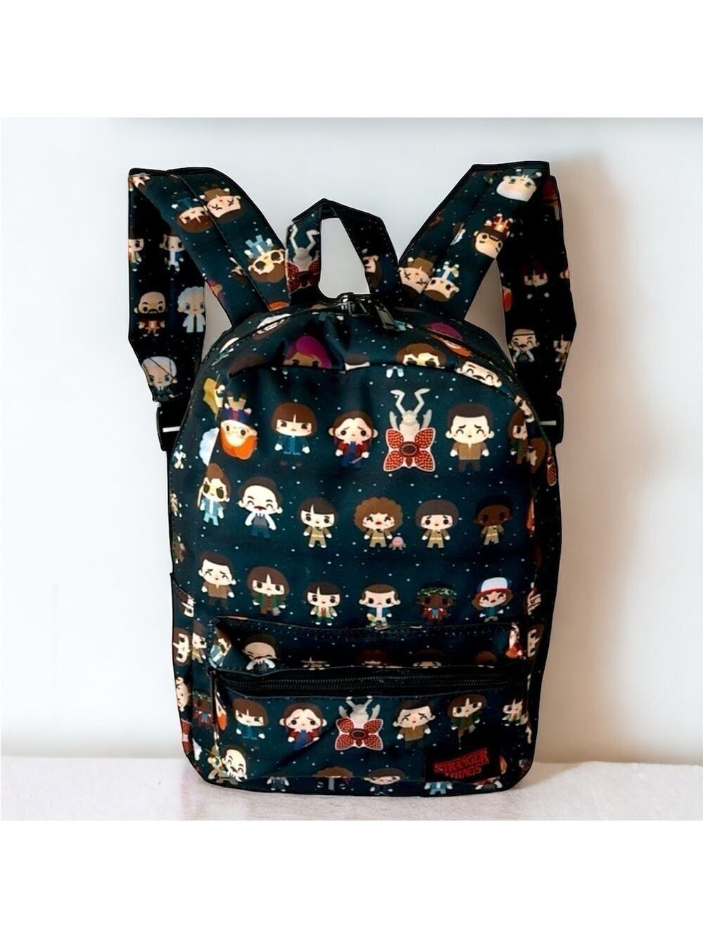 Stranger Things Chibi All Over Print Forest Mini Backpack Netflix Version 13”